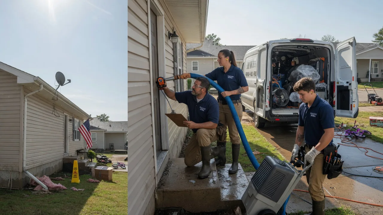 Ceiling Water Damage Restoration in Portsmouth, OH near me